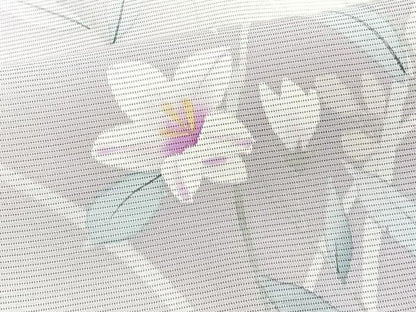 平和屋着物＊夏物　訪問着　絽　手描き　枝草花文　正絹　逸品　CABJ9872xi