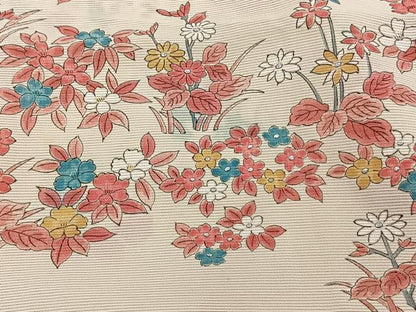 平和屋着物＊夏物　訪問着　絽　草花文　正絹　逸品　CABJ9877xi