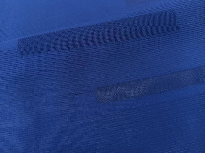 平和屋着物＊夏物　色無地　絽　幾何学紋紗　琉璃色　正絹　逸品　CABJ9882xi