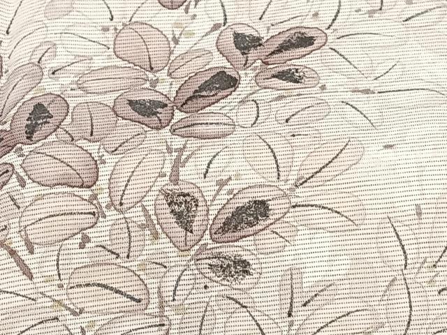 平和屋着物＊夏物　訪問着　絽　手描き　萩文　正絹　逸品　CABJ9889xi