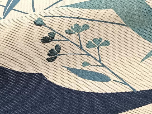 平和屋着物＊夏物　小紋　絽　雲取り草花文　正絹　逸品　CABJ9890xi
