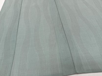 平和屋着物＊夏物　小紋　紗　よろけ縞　洗える着物　CABJ9895xi