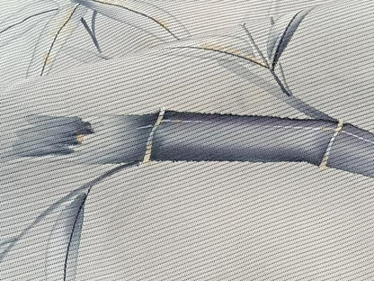 平和屋着物＊夏物　色留訪問着　絽　手描き　笹竹文　正絹　逸品　CABJ9896xi