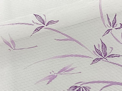 平和屋着物＊夏物　小紋　絽　草花文　洗える着物　CABJ9912xi
