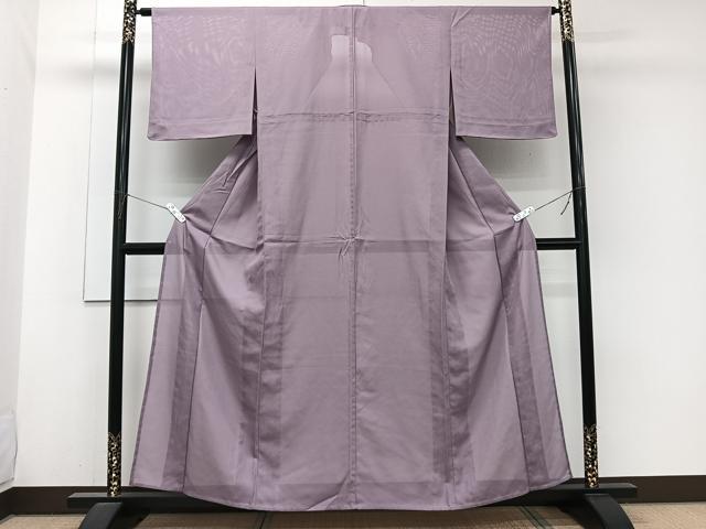 平和屋着物＊夏物　色無地　絽　二藍色　洗える着物　CABJ9916xi