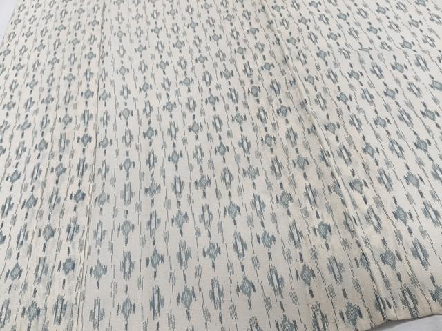 平和屋着物＊夏物　紗紬　抽象文様　正絹　逸品　CABJ9934xi