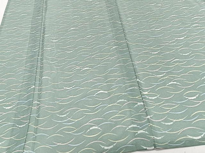 平和屋着物＊夏物　小紋　絽　雪輪芝文　洗える着物　CABJ9937xi