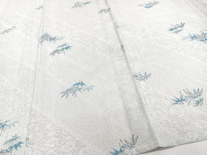 平和屋着物＊夏物　小紋　絽　草文　洗える着物　CABJ9947xi