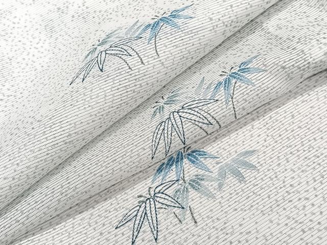 平和屋着物＊夏物　小紋　絽　草文　洗える着物　CABJ9947xi