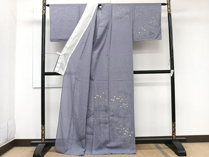 平和屋着物＊夏物　訪問着　絽　草花文　正絹　逸品　未使用　CABJ9951xi