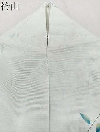 平和屋着物＊夏物　小紋　絽　枝草花文　洗える着物　CABJ9966xi