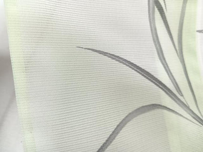 平和屋着物＊夏物　小紋　絽　草トンボ　洗える着物　CABJ9997xi