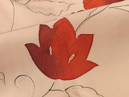 平和屋着物＃羽織　地紋起こし　草花文　暈し染め　正絹　逸品　未使用　CABK0010ua
