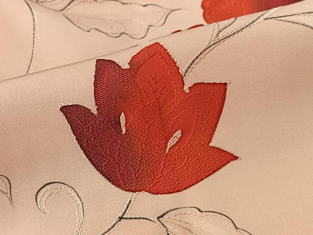 平和屋着物＃羽織　地紋起こし　草花文　暈し染め　正絹　逸品　未使用　CABK0010ua