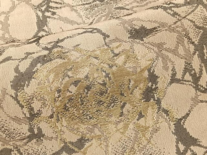 平和屋着物＃羽織　寿光織　舞花文　金銀糸　正絹　逸品　CABK0013ua