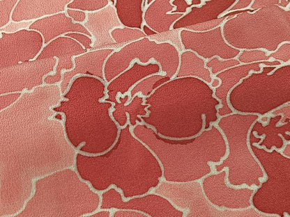 平和屋着物＃羽織　花尽くし　正絹　逸品　CABK0021ua
