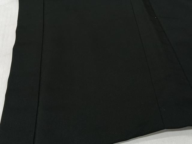 平和屋着物＃羽織　寿光織　流水鴛鴦文　黒地　金糸　正絹　逸品　CABK0033ua