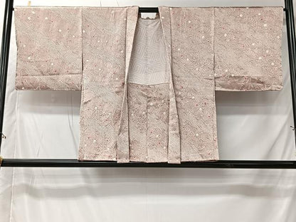 平和屋着物＃羽織　絞り　舞花文　正絹　逸品　未使用　CABK0054ua