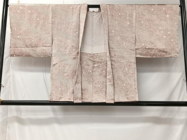 平和屋着物＃羽織　絞り　舞花文　正絹　逸品　未使用　CABK0054ua