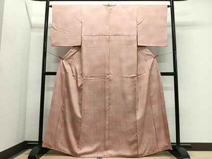 平和屋着物■上質な小紋　霞文　暈し染め　正絹　逸品　CABK0064ua