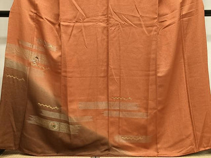 平和屋着物■訪問着　花丸文　暈し染め　金彩　正絹　逸品　CABK0065ua