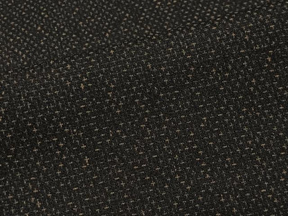 平和屋着物■男性　紬　霞文　黒地　正絹　逸品　CABK0074ua