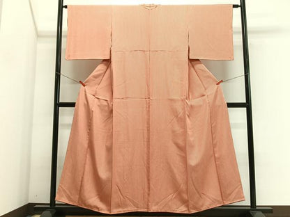 平和屋着物■上質な小紋　縞　正絹　逸品　CABK0084ua