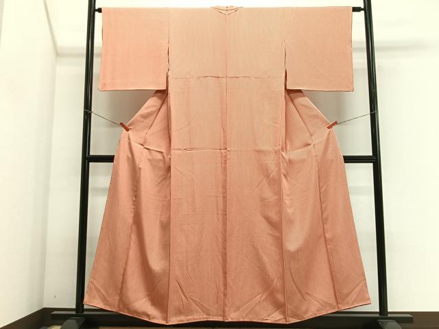 平和屋着物■上質な小紋　縞　正絹　逸品　CABK0084ua