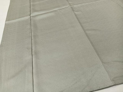 平和屋着物■上質な色無地　紗綾形地紋　利休白茶色　正絹　逸品　CABK0096ua