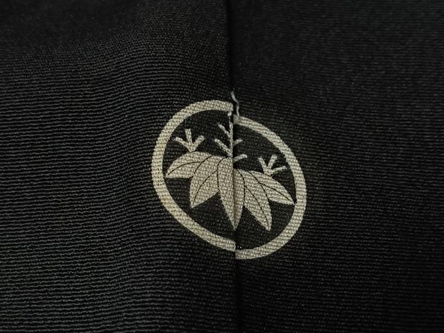 平和屋着物■豪華黒留袖　作家物　飛鶴梅松文　正絹　逸品　CABK0110ua