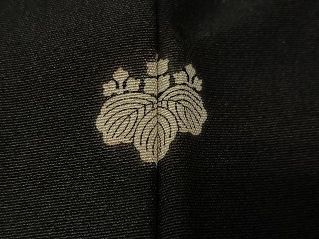 平和屋着物■豪華黒留袖　雪輪飛鶴草花文　金彩　正絹　逸品　CABK0111ua