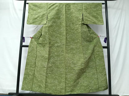 平和屋着物■上質な紬　風景文　正絹　逸品　CABK0113ua