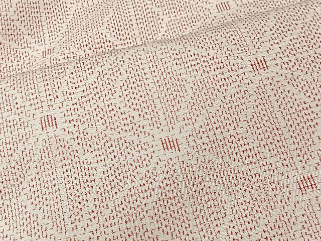 平和屋着物■上質な紬　麻の葉文様　正絹　逸品　CABK0115ua