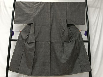 平和屋着物■男性　紬　100亀甲　総詰め　正絹　逸品　未使用　CABK0118ua