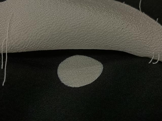 平和屋着物■豪華黒留袖　作家物　本漆箔　格子扇面草花文　金彩　上代　35万　仮絵羽　正絹　逸品　未使用　CABK0126ua