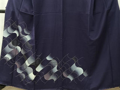 平和屋着物■訪問着　抽象文様　暈し染め　金彩　正絹　逸品　CABK0136ua