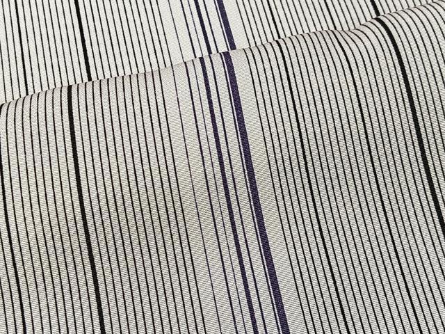 平和屋着物■上質な小紋　縞　正絹　逸品　CABK0137ua