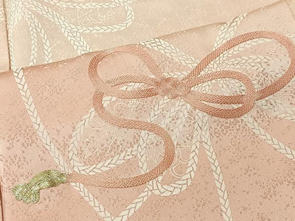 平和屋着物■訪問着　駒刺繍　結び紐　暈し染め　正絹　逸品　未使用　CABK0140ua