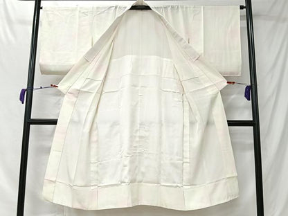 平和屋着物■長襦袢　無双仕立て　霞文　暈し染め　正絹　逸品　未使用　CABK0146ua