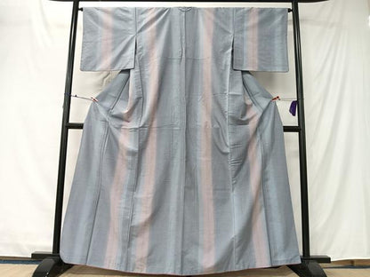 平和屋着物■上質な紬　間道　正絹　逸品　CABK0163ua