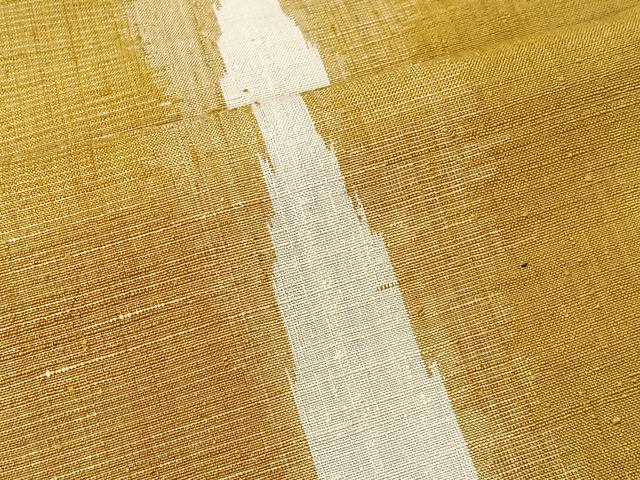 平和屋着物■上質な紬　間道　正絹　逸品　CABK0173ua