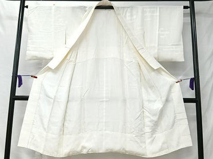 平和屋着物■長襦袢　袷　エ霞地紋　正絹　逸品　CABK0178ua