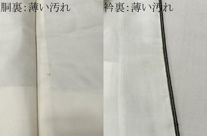 平和屋着物■上質な紬　縞　正絹　逸品　CABK0180ua
