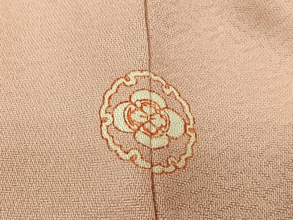 平和屋着物■豪華色留袖　刺繍　草花文　金糸　正絹　逸品　CABK0184ua