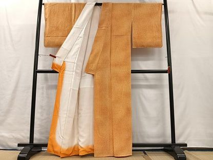 平和屋着物■上質な小紋　霞文　暈し染め　正絹　逸品　CABK0185ua
