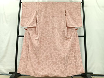 平和屋着物■上質な小紋　花尽くし　金彩　正絹　逸品　CABK0192ua