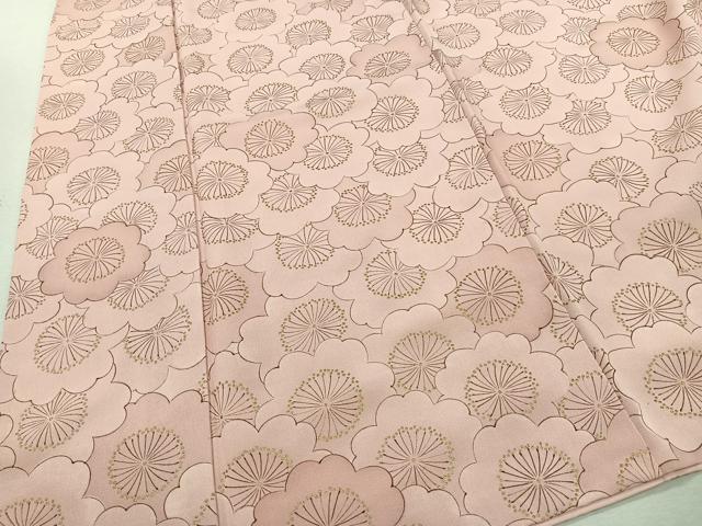 平和屋着物■上質な小紋　花尽くし　金彩　正絹　逸品　CABK0192ua