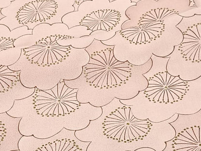 平和屋着物■上質な小紋　花尽くし　金彩　正絹　逸品　CABK0192ua