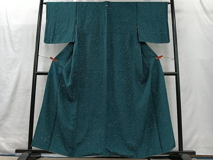 平和屋着物■上質な小紋　霞文　正絹　逸品　CABK0196ua