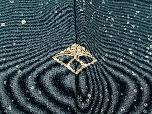 平和屋着物■上質な小紋　霞文　正絹　逸品　CABK0196ua